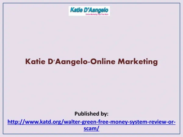Katie D'Aangelo-Online Marketing