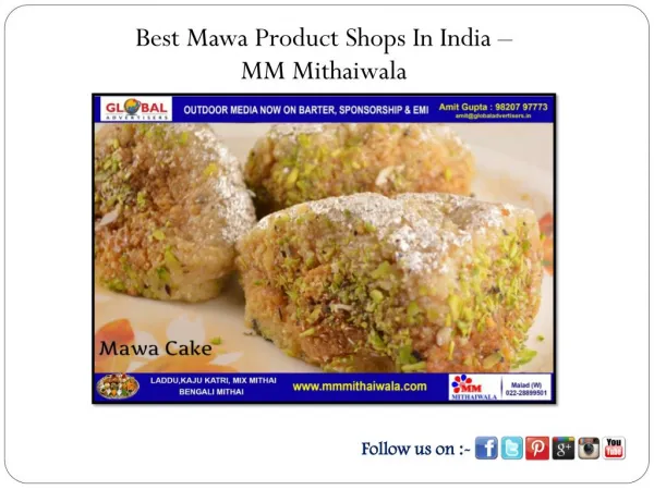Best Mawa Product Shops In India - MM Mithaiwala