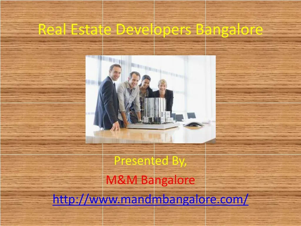 real estate developers bangalore