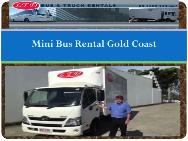 Minibus Hire Gold Coast