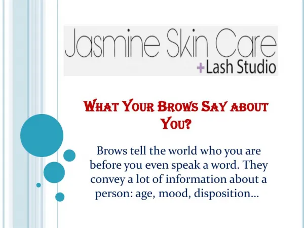 What Your Brows Say about You?