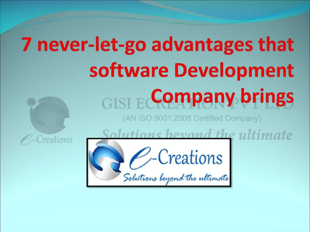 7 never let go advantages that software development company brings