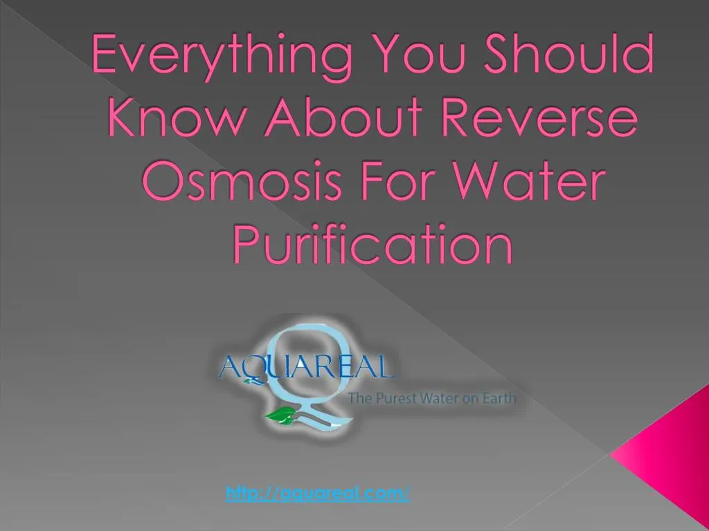 everything you should know about reverse osmosis for water purification