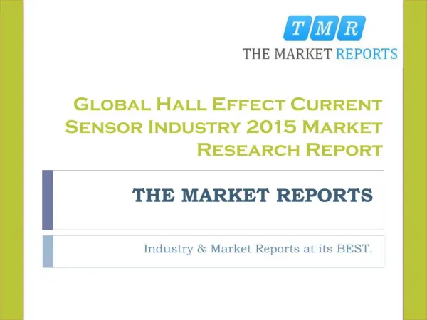Global Hall Effect Current Sensor Market Trends, Competitive Landscape Analysis and Key Companies