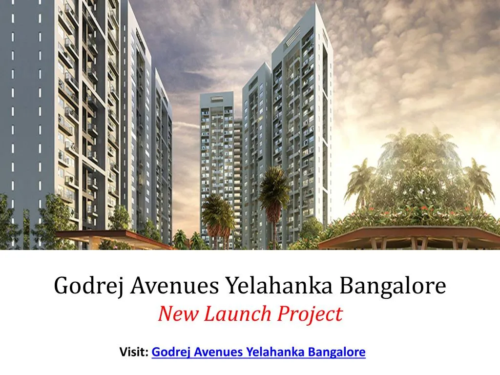 godrej avenues yelahanka bangalore new launch project