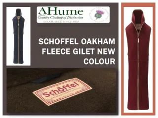 Schoffel Oakham Fleece Gilet NEW COLOUR