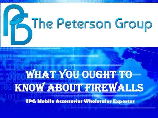 What You Ought To Know About Firewalls