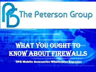 What You Ought To Know About Firewalls - slide 1