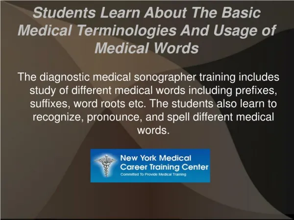 Different Topics You Learn At Diagnostic Medical Sonographer Training