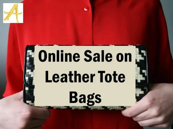 Online Sale on Leather Tote Bags