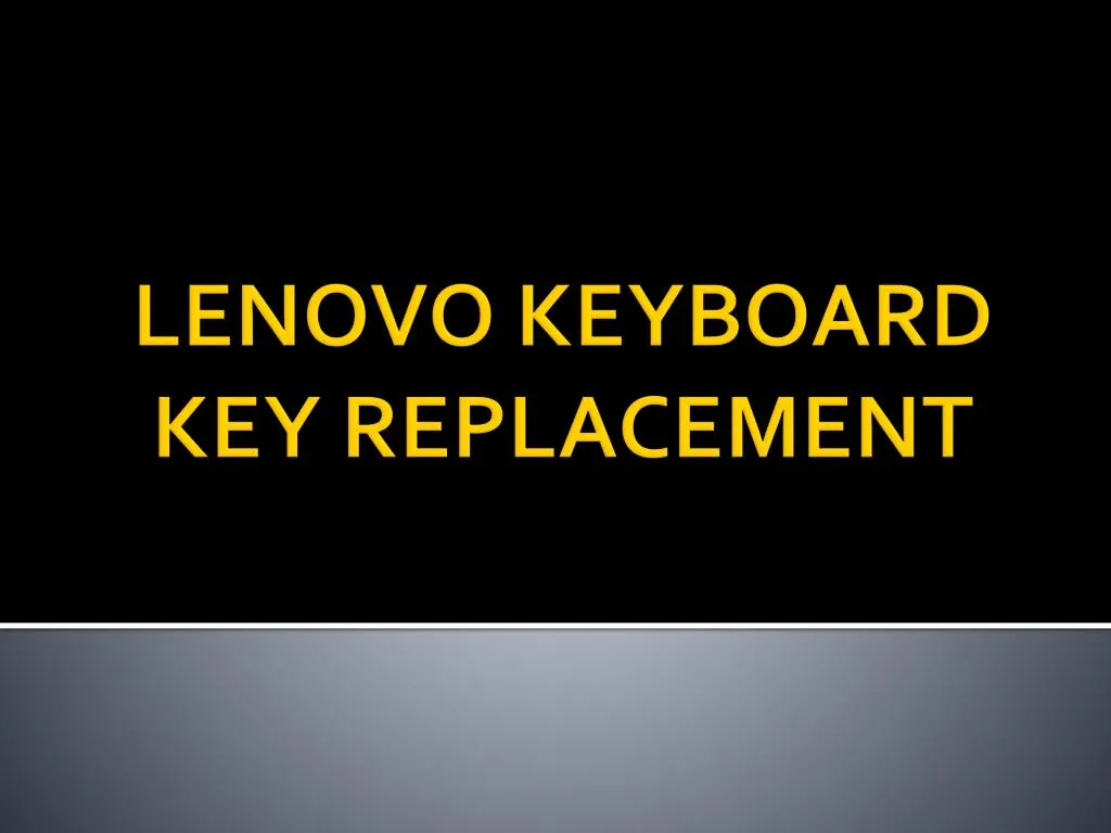 lenovo keyboard key replacement