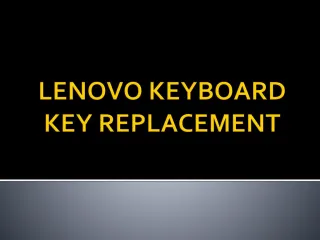 LENOVO KEYBOARD KEY REPLACEMENT - slide 1