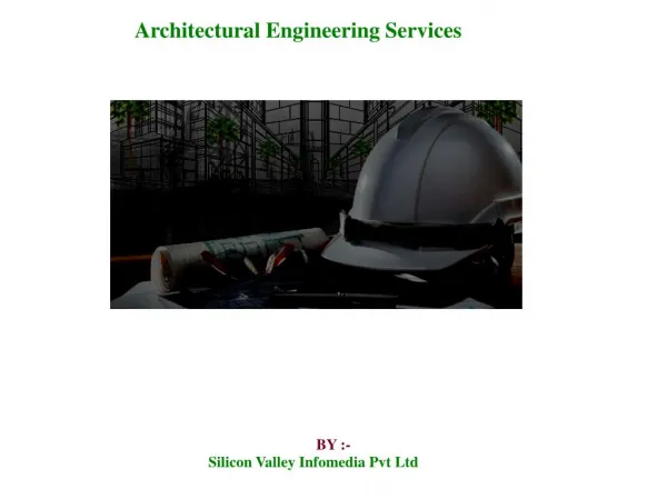 Architectural Engineering Services