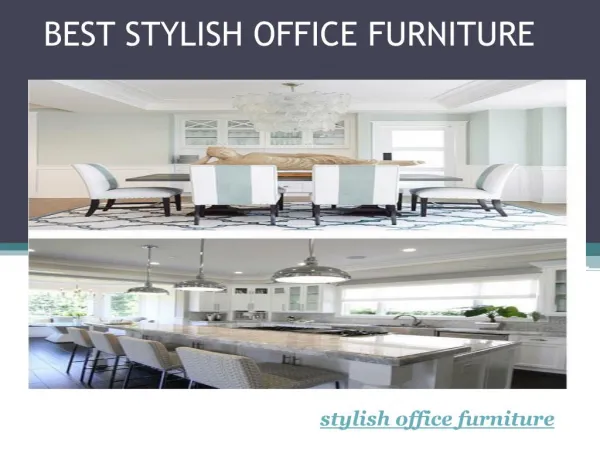 Stylish Office Furniture Provider at Affordable Cost
