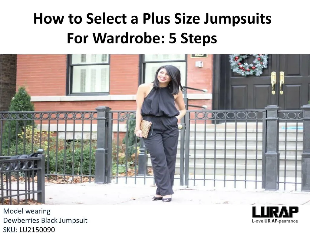 how to select a plus size jumpsuits for wardrobe 5 steps