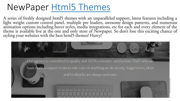 Html5 Themes