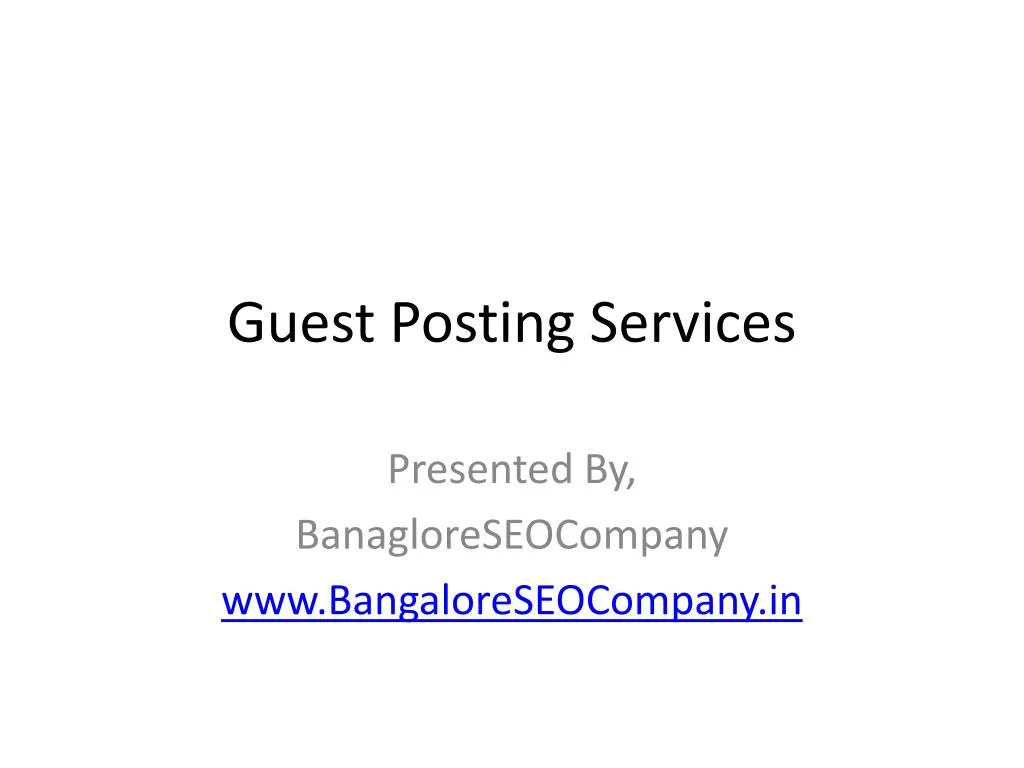 guest posting services