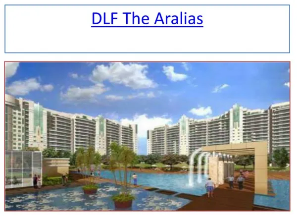 DLF The Aralias in Sector 42 Gurgaon