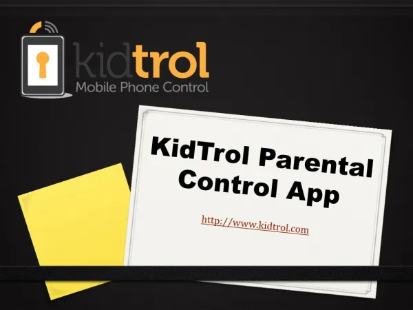 KidTrol Parental Control App