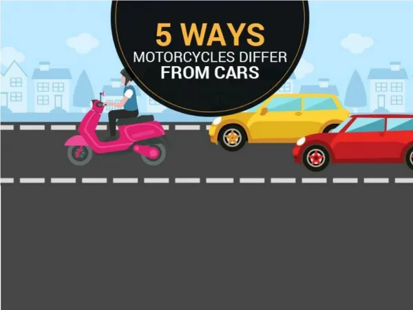 5 ways motorcycles differ from cars