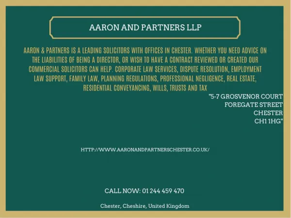 Aaron and Partners LLP