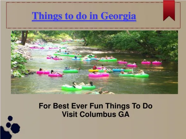 Best Things to do in Georgia USA-Best Ever Founded