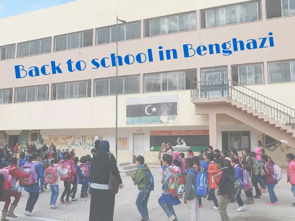 back to school in benghazi