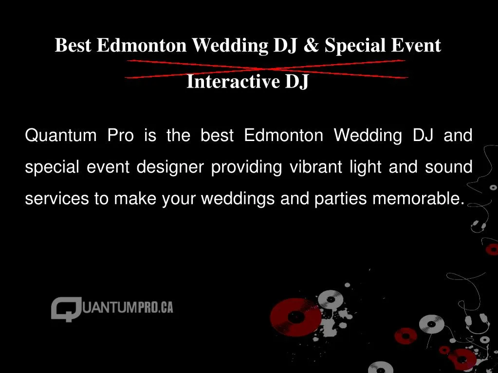 best edmonton wedding dj special event interactive dj