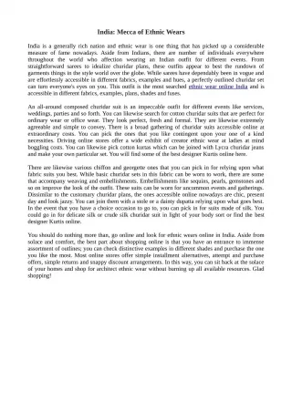 Ethnic Wear Online India - slide 1