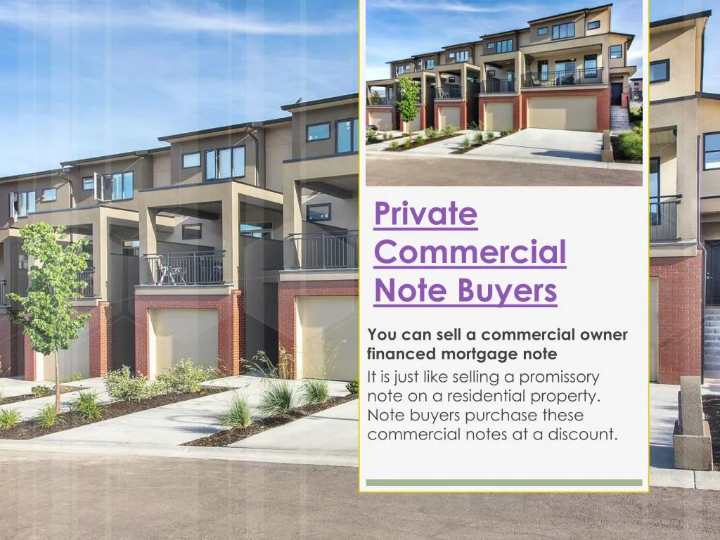 private commercial note buyers