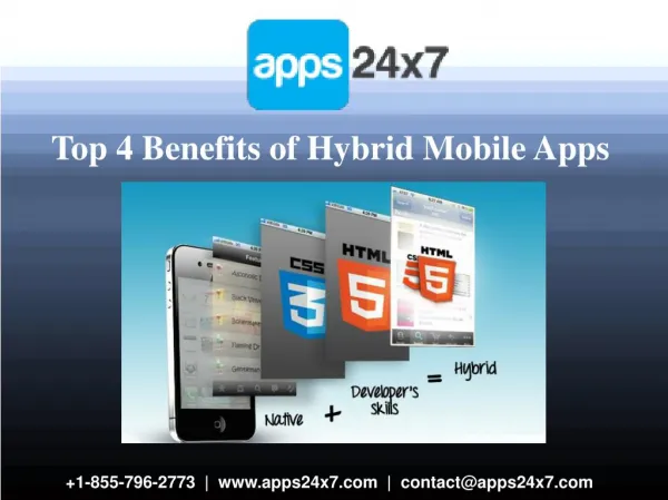 Top 4 Benefits of Hybrid Mobile Apps
