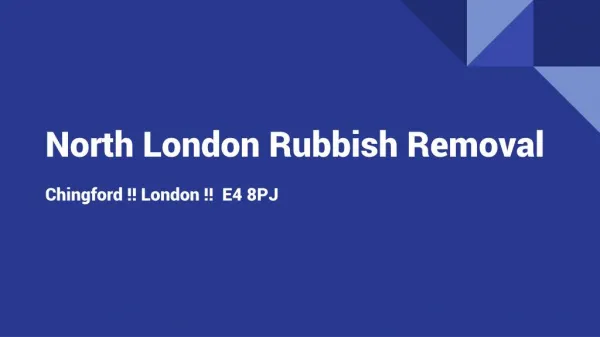 Affordable North London Rubbish Removal Services