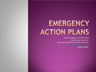 Emergency Action Plans - slide 1
