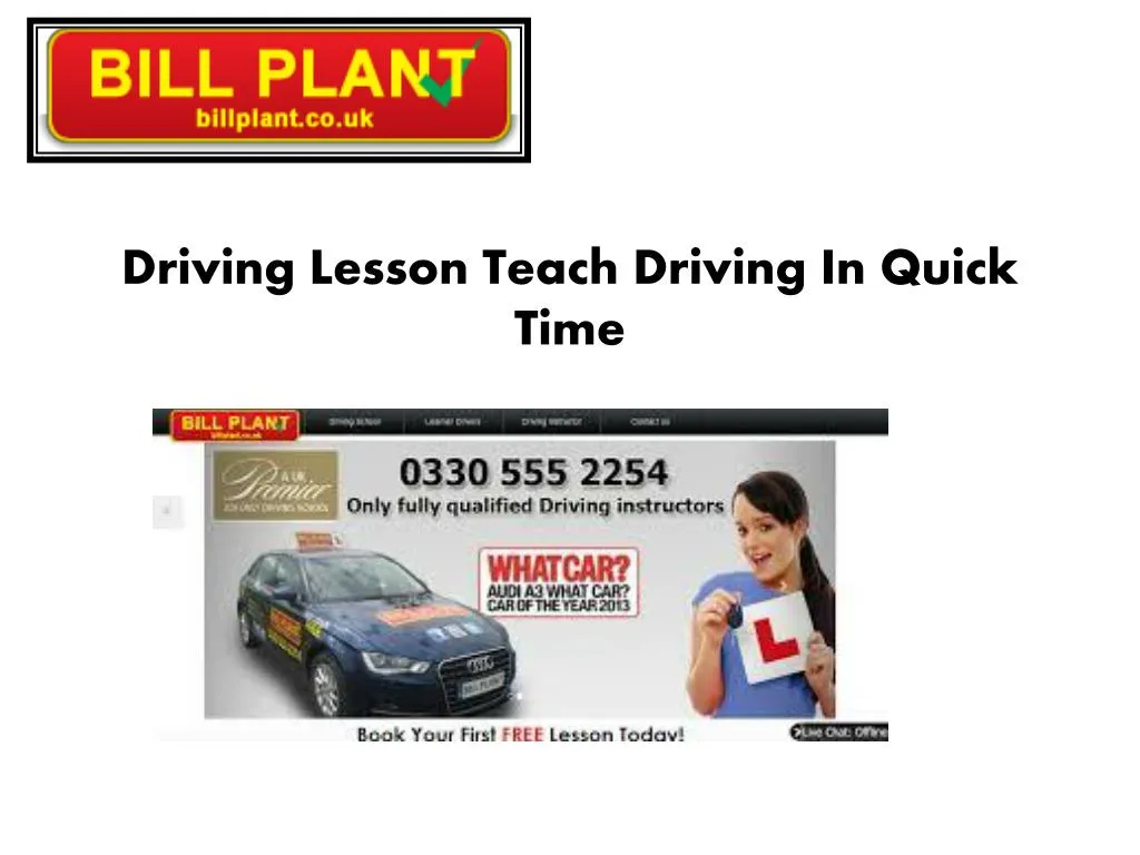 driving lesson teach driving in quick time