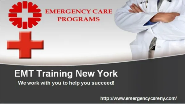 Emergency Care Programs EMT Training NY