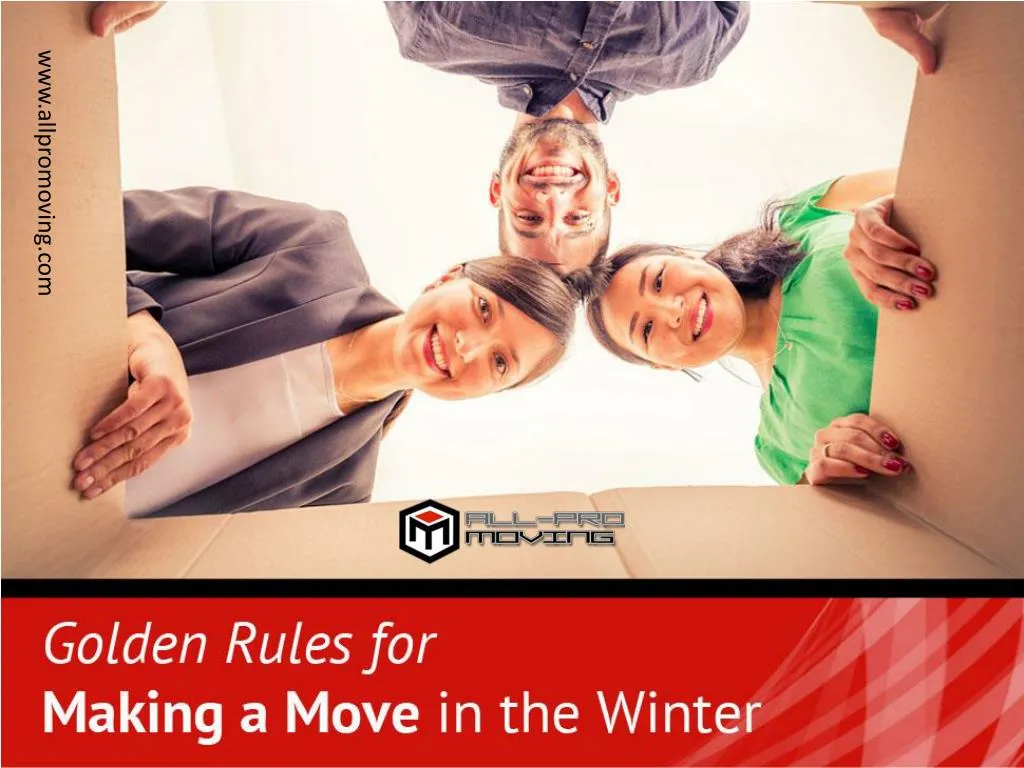 golden rules for making a move in the winter