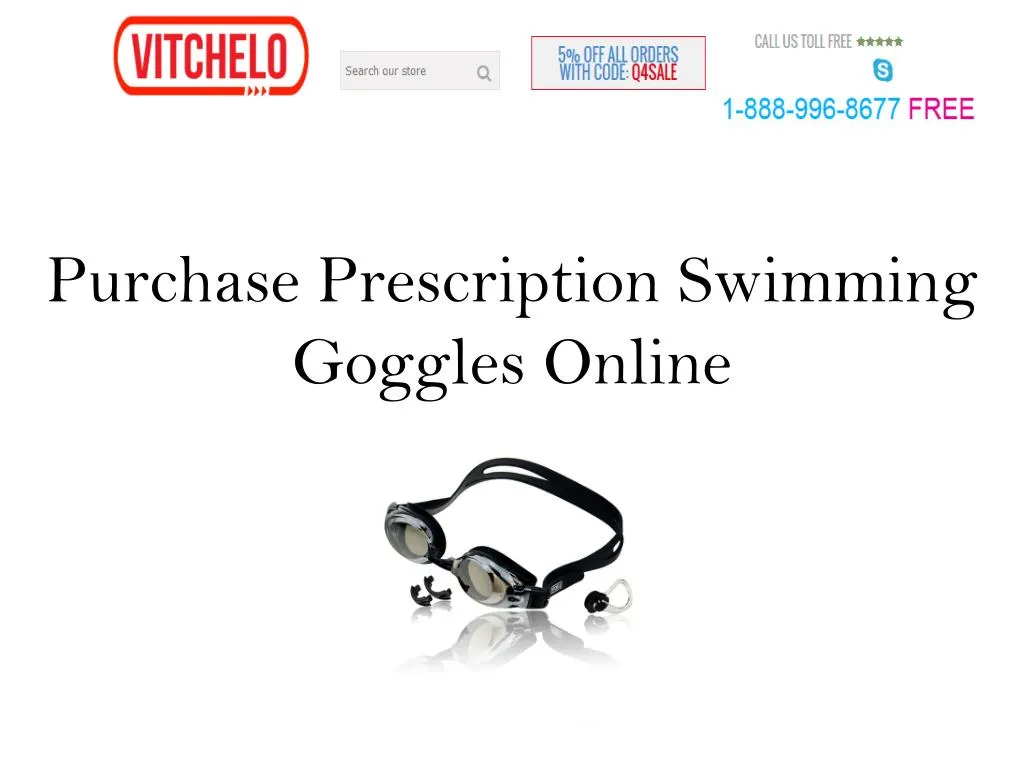purchase prescription swimming goggles online