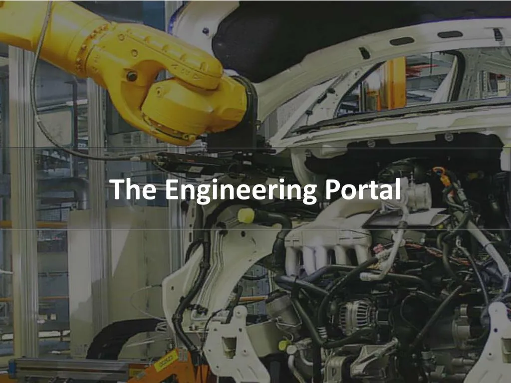 the engineering portal