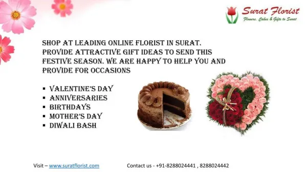 Send Online Flowers to Surat - suratflorist.com