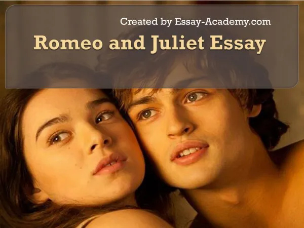 Romeo and Juliet Essay