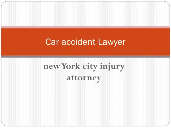 Car accident Lawyer