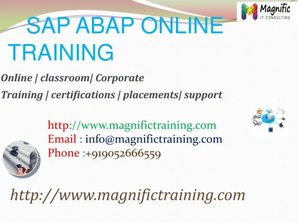 SAP ABAP ONLINE TRAINING IN INDIA|USA