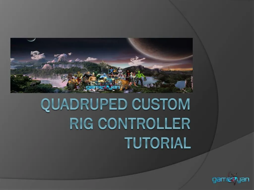 quadruped custom rig controller tutorial