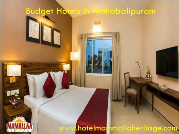 Budget Hotels In Mahabalipuram
