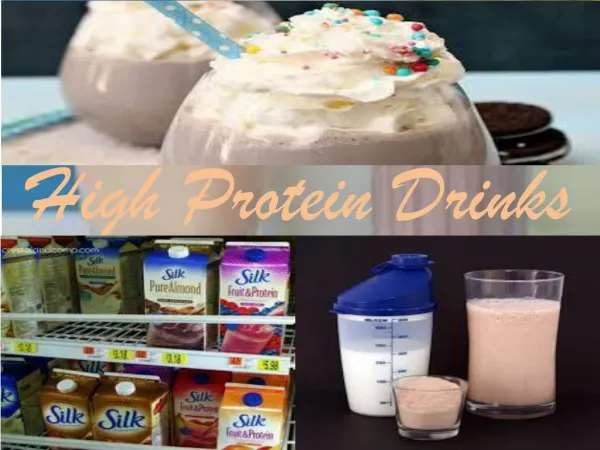 High Protein Drinks