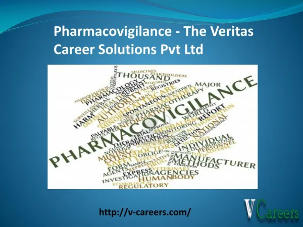 Pharmacovigilance - The Veritas Career Solutions Pvt Ltd