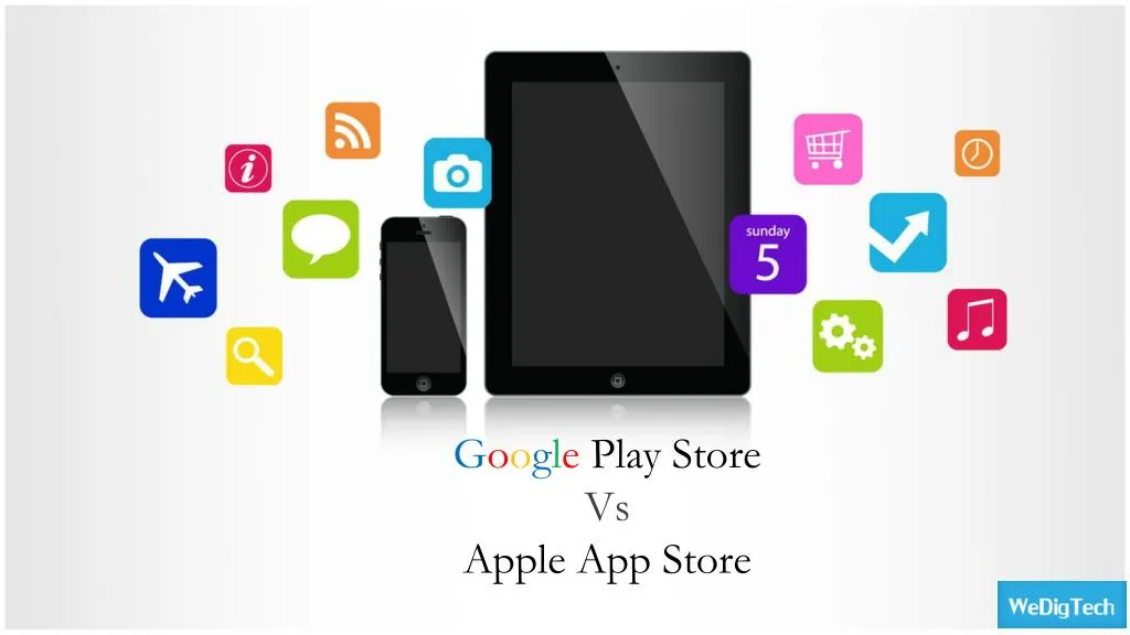 g o o g l e play store vs apple app store