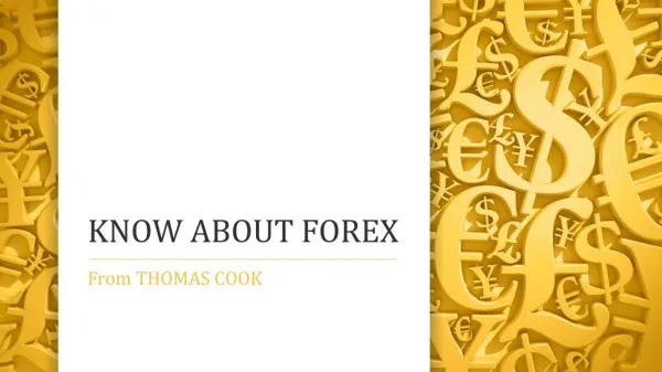 Know About FOREX