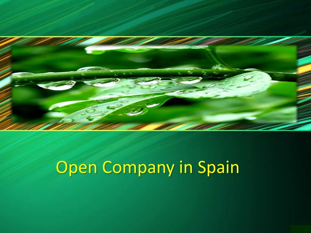 open company in spain