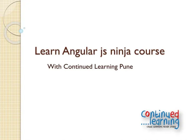 Learn angularjs ninja course